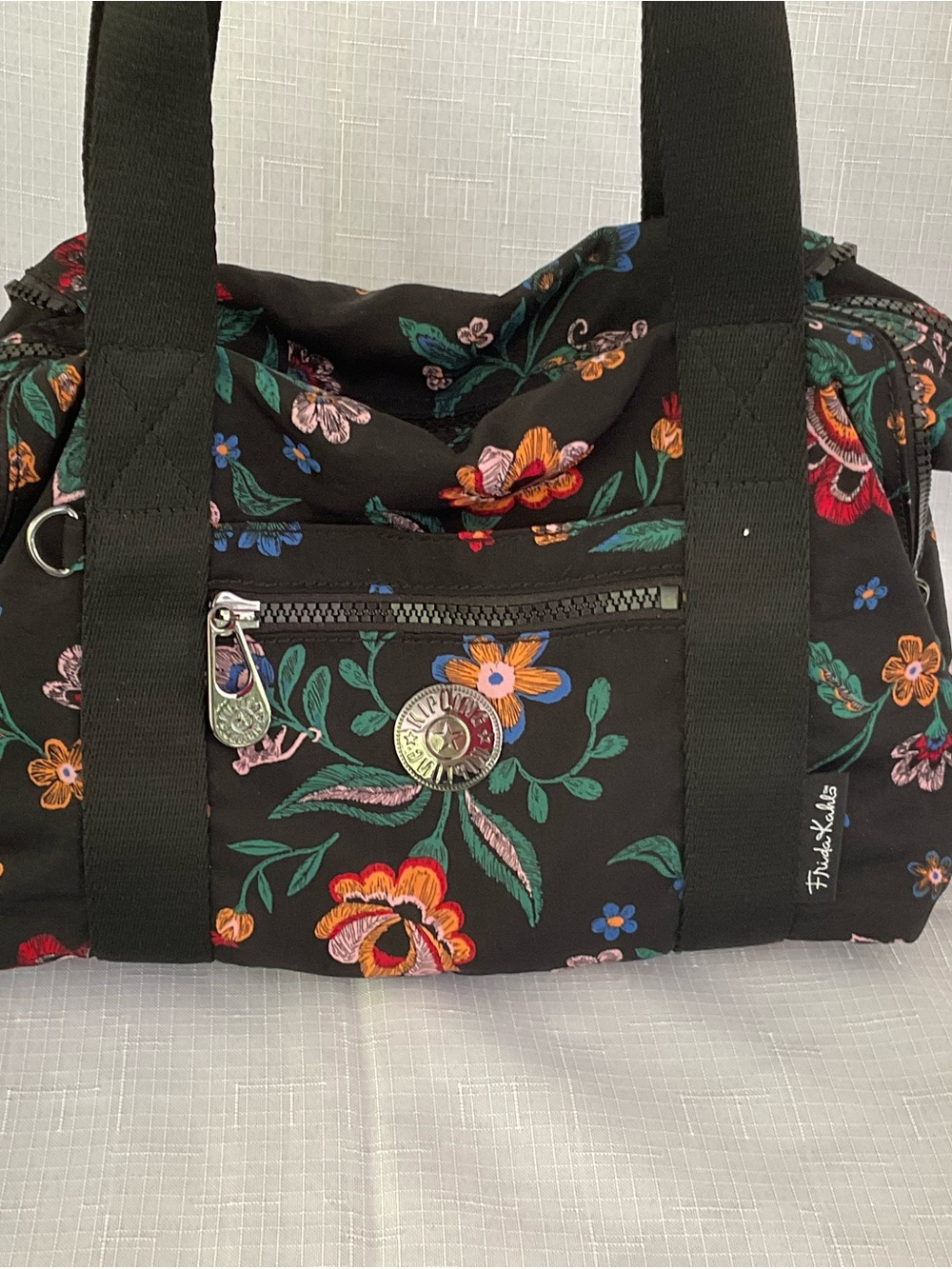 Kipling Freida Kahlo collab Floral Tote Bag - Versatile Women's Handbag - Picture 3 of 9